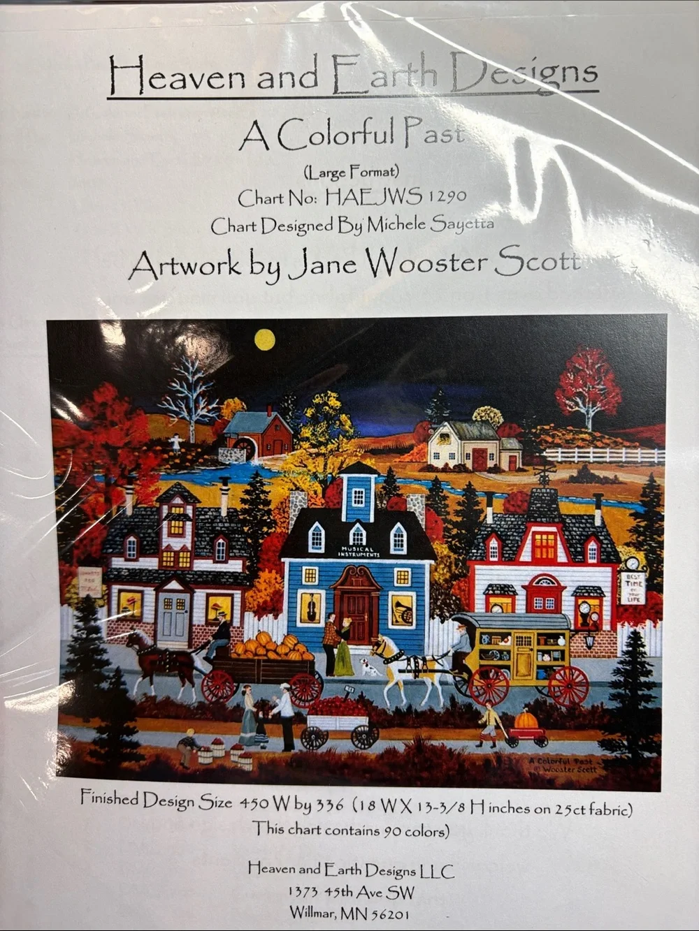 Heaven and Earth Designs, 2 CrossStitch Charts: Colorful Past, Responsible Woman